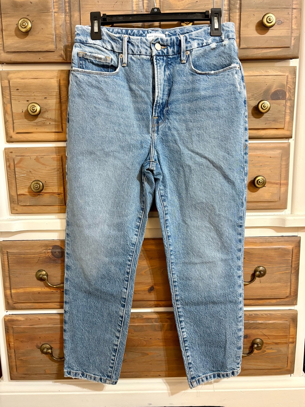 Good American Classic High-Waist Light Blue Women’s Jeans